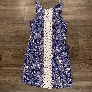 Navy and white Lily Pulitzer Shift Dress